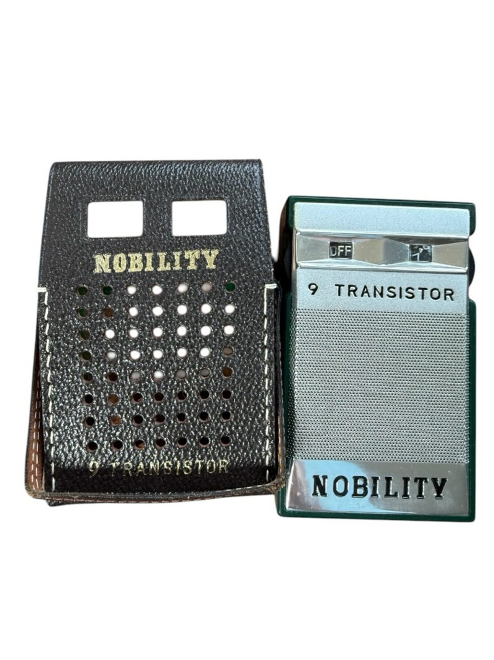 Nobility 9 Transistor Portable Radio Vintage